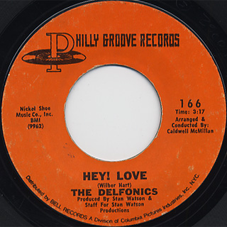 Delfonics / Hey! Love c/w Over And Over (7inch), Philly Groove ...