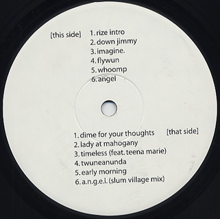 Dwele / Rize (LP), White | 中古レコード通販 大阪 Root Down Records 