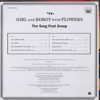 Greg Foat Group / Girl And Robot With Flowers (LP), Jazzman | 中古