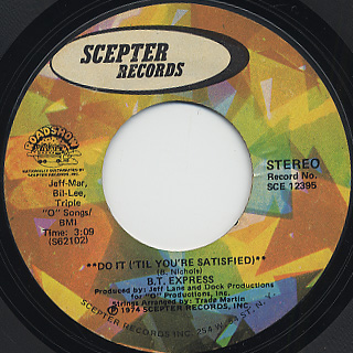 Express / Do It (‘Til You’re Satisfied) (7inch), Scepter ...