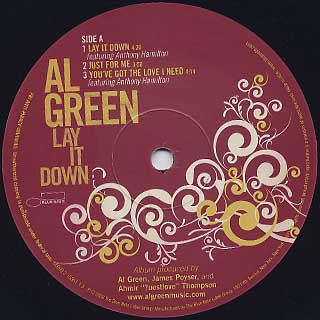 AL GREEN LAY IT DOWN LP US ORIGINAL PRESS!! 現行ソウル大名盤