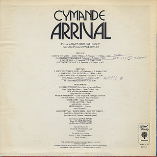Cymande / Arrival (LP), Paul Winley | 中古レコード通販 大阪 Root 